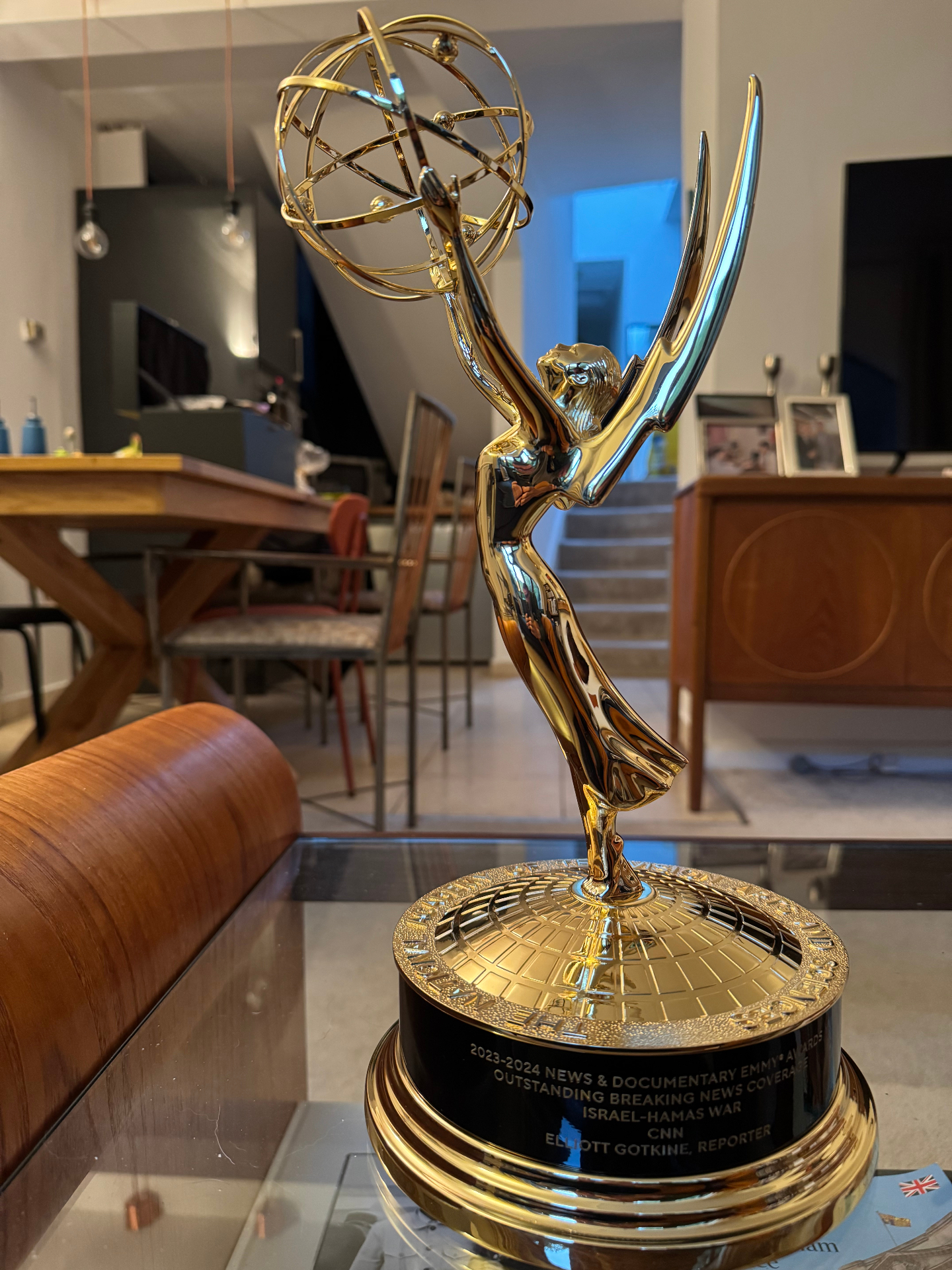 Elliott Gotkine's 2023-2024 News & Documentary Emmy Award for Outstanding Breaking News Coverage of the Israel-Hamas war